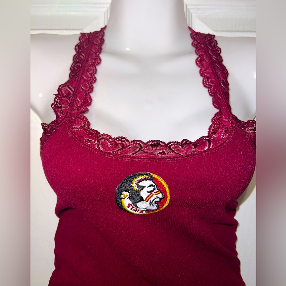 FSU Lace Tank - Size S - Perfect for Gameday!
